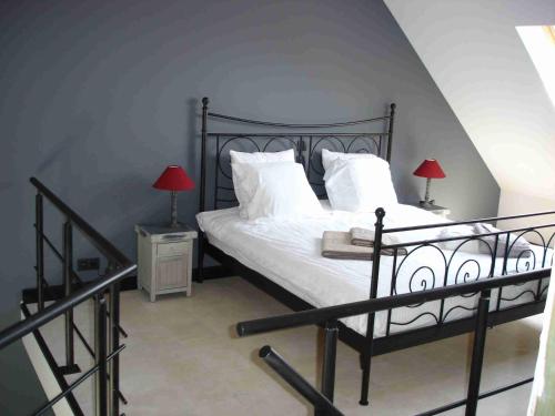 Кровать или кровати в номере Apartment Meylhof