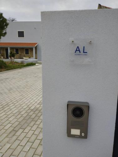 aall sign on the side of a building at Casa do Ribeiro in Chão de Couce