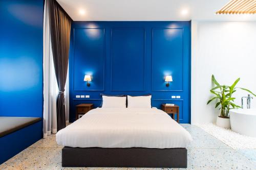 Katil atau katil-katil dalam bilik di The Elements Boutique House