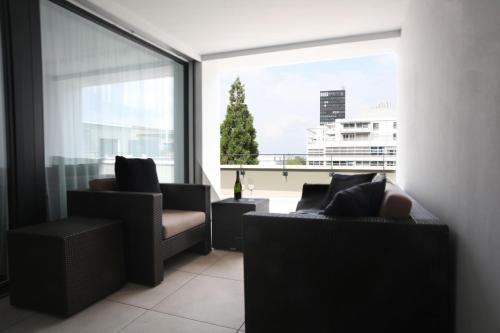 Posezení v ubytování The City Zug Apartments
