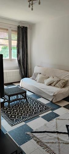 Postel nebo postele na pokoji v ubytování Appartement Châteauneuf les Martigues