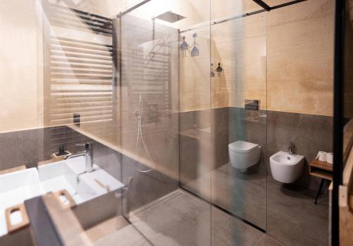 Koupelna v ubytování Casa MATERiA