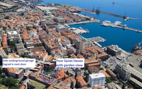 Quiet Haven*** Rijeka Center: Cozy & Spacious, King XL Bed, Pomerio 23