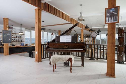 Uma área de estar em Best Western Patagonia