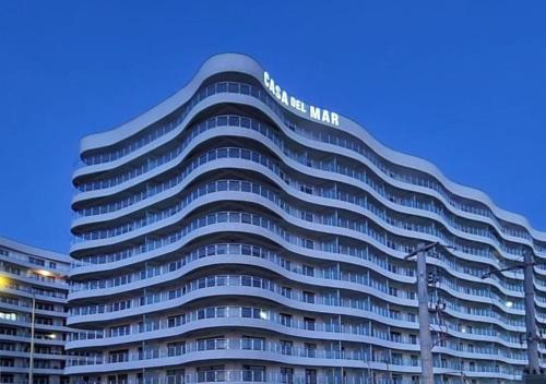 a large building with a lot of windows at Vista del Mar in Mamaia