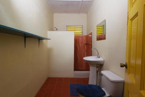 Kylpyhuone majoituspaikassa Zion Country