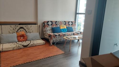 Un lugar para sentarse en TK2 Resortstay - Vinhomes Smart City