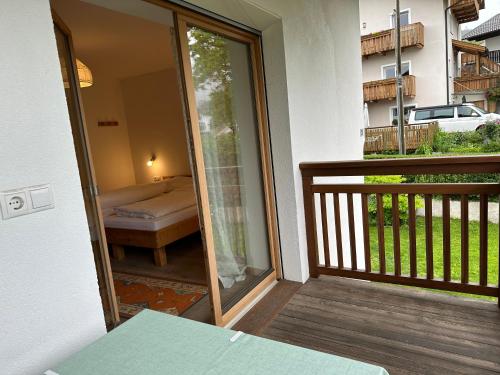 Postel nebo postele na pokoji v ubytování Haus Santner