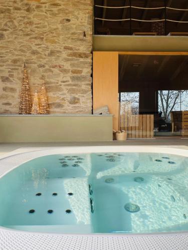 Πισίνα στο ή κοντά στο Dionisia's Home, Pool, Spa on Monviso UNESCO ALPS
