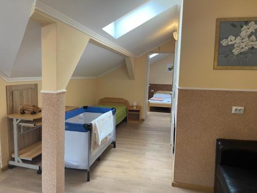 Postel nebo postele na pokoji v ubytování Euro Apartman