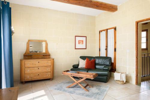 Zona de estar de Dar ta' Lonza Villa with Private Pool