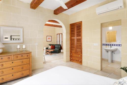 Vannituba majutusasutuses Gozo Escape