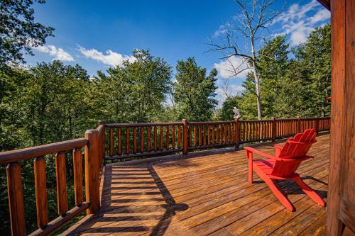 Un balcón o terraza en Big Bear