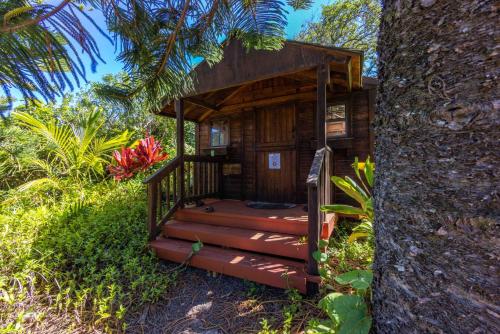 Zahrada ubytování Gardenia Room on Tropical Lush Farm in Haiku, Maui