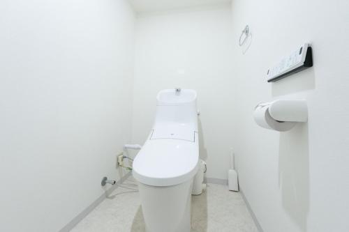 a bathroom with a white toilet in a room at Fujiterrace Yoga in Tokyo