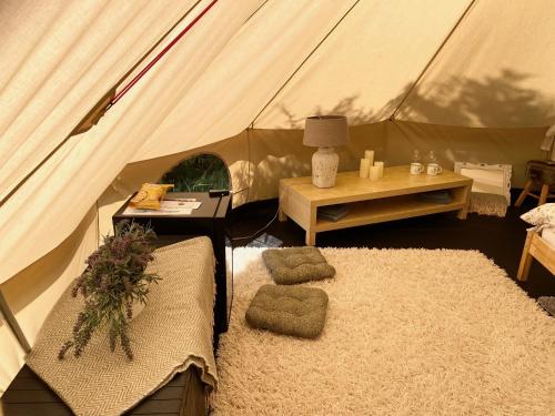Posezení v ubytování Hvězdný glamping