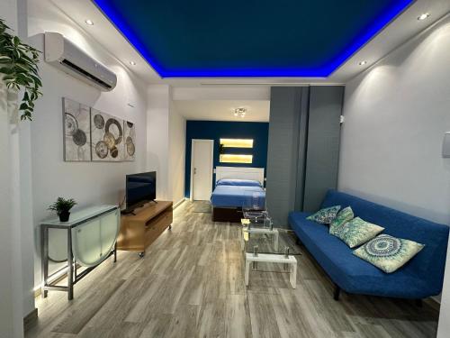 Een zitgedeelte bij Loft Vialia Centro