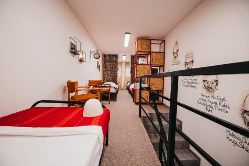 Ένα ή περισσότερα κρεβάτια σε δωμάτιο στο Plis Room - Old Bazaar