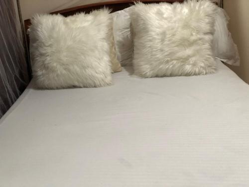 PASWELL'S HOMES 3 Bedroom Apartment at Greatwall Gardensにあるベッド