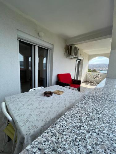 Ruang duduk di Apartments Edina