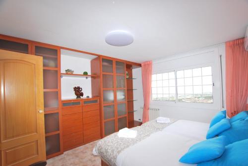 Ένα ή περισσότερα κρεβάτια σε δωμάτιο στο Sunny house
