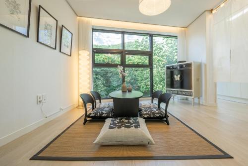 Oleskelutila majoituspaikassa 3F Modern Hanok