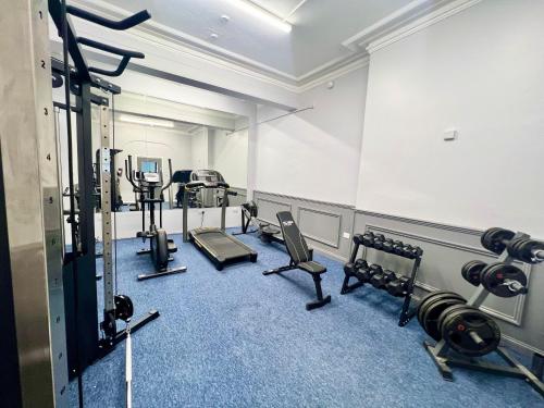 Fitness centrum a/nebo fitness zařízení v ubytování The Shore