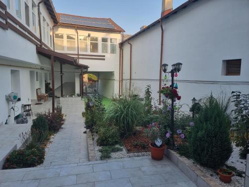 Zahrada ubytování Casa Musceleana