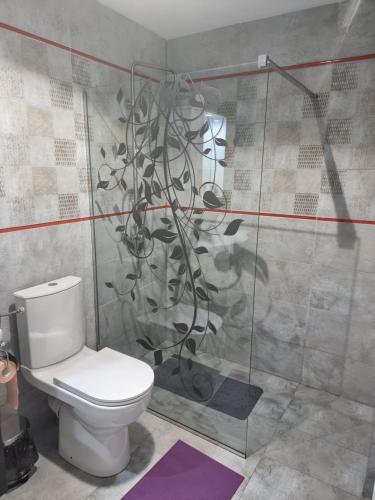 Koupelna v ubytování Casa Musceleana