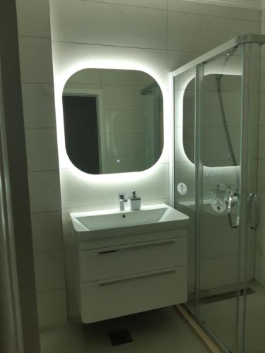 Koupelna v ubytování Apartman Arijela 2