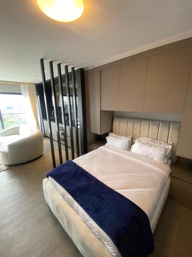 Ένα ή περισσότερα κρεβάτια σε δωμάτιο στο Escada