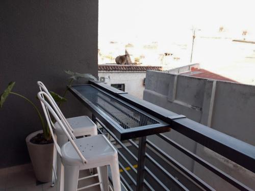 En balkong eller terrasse på Estrella Centro 2 - Con Cochera Para Autos