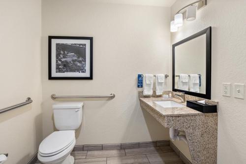Cobblestone Hotel & Suites - De Pere Green Bayにあるバスルーム