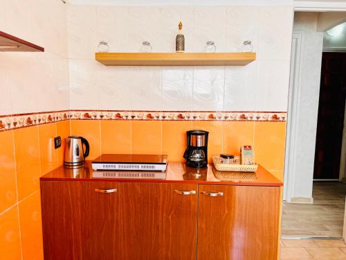 Dapur atau dapur kecil di Appartement Cosy quartier chic de Rabat