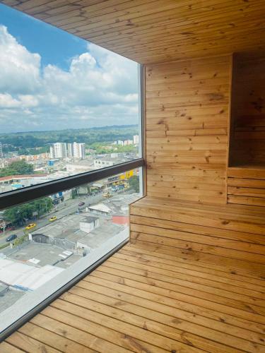 Balkón nebo terasa v ubytování Luxury apartment 1 A club house