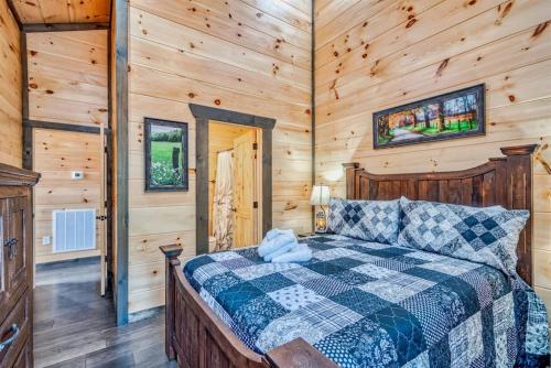 En eller flere senge i et værelse på Mountain Memories