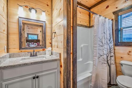 Et badeværelse på Mountain Memories