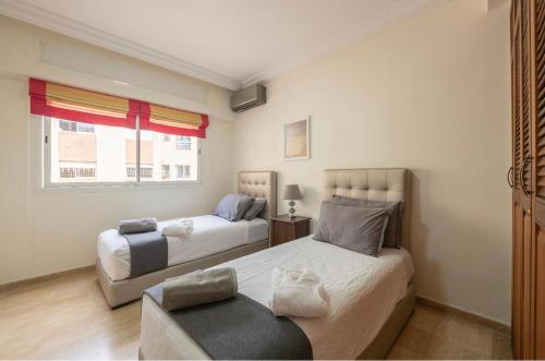 Posezení v ubytování Cosy Apartment 200 M2 Hay Ryad Rabat