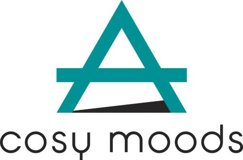 a logo for cxsw mocs in black at Cosy Moods in Trieste