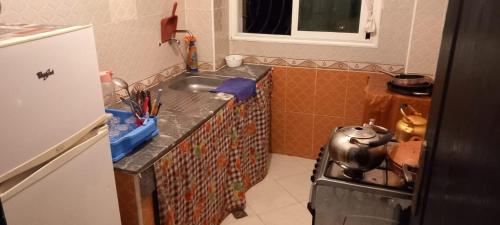 Koupelna v ubytování Appartement pour location journalière sur Tanger
