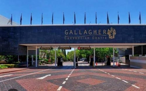 a building with a sign that reads gallagher foundation centre at Kyalami Boulevard Estate, Kyalami Hills ext 10 Robin Road Midrand in Midrand