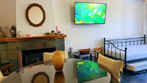Ένα ή περισσότερα κρεβάτια σε δωμάτιο στο Eva Seaside 1st Floor