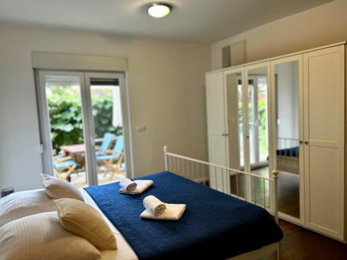 Posteľ alebo postele v izbe v ubytovaní Apartment Pineapple