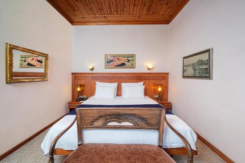 Postel nebo postele na pokoji v ubytování Hotel Bosnali