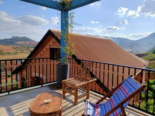 Γενική θέα στο βουνό ή θέα στο βουνό από  αυτό το bed & breakfast