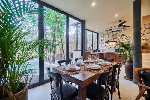 Fotografie z fotogalerie ubytování Afra 3 Beautiful jungle house with private pool v destinaci Tulum