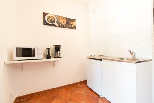 Dapur atau dapur kecil di Casa Vecchia rooms + apartments
