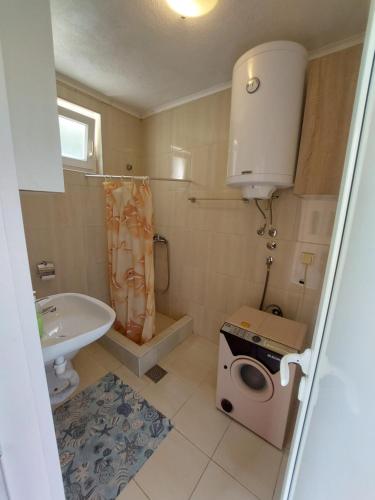 Koupelna v ubytování Mira Apartment Igalo