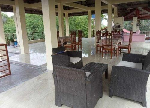 Posezení v ubytování CABRERA GUEST HOUSE exGREEN BAMBOO GUIMARAS