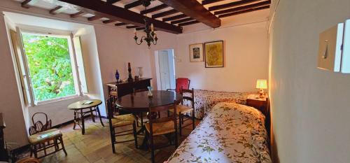 Ruang duduk di La casa di Francesco